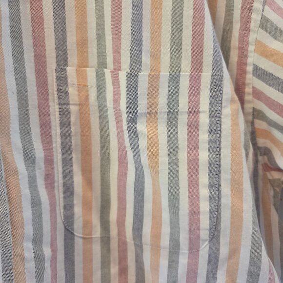 Mens Vintage Haggar Casuals Short Sleeve Button Down Shirt - Picture 6 of 9